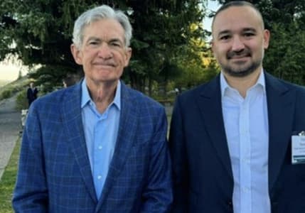 TCMB Başkanı Karahan, Jackson Hole'da, Fed Başkanı Powell ile bir araya geldi 