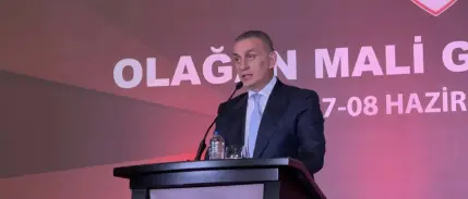 TFF Olağan Mali Genel Kurulu'nda Hacıosmanoğlu ve yönetimi ibra edildi