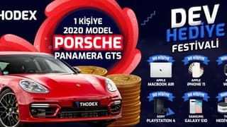 Thodex ile 2020 model Porsche Panamera kazan!