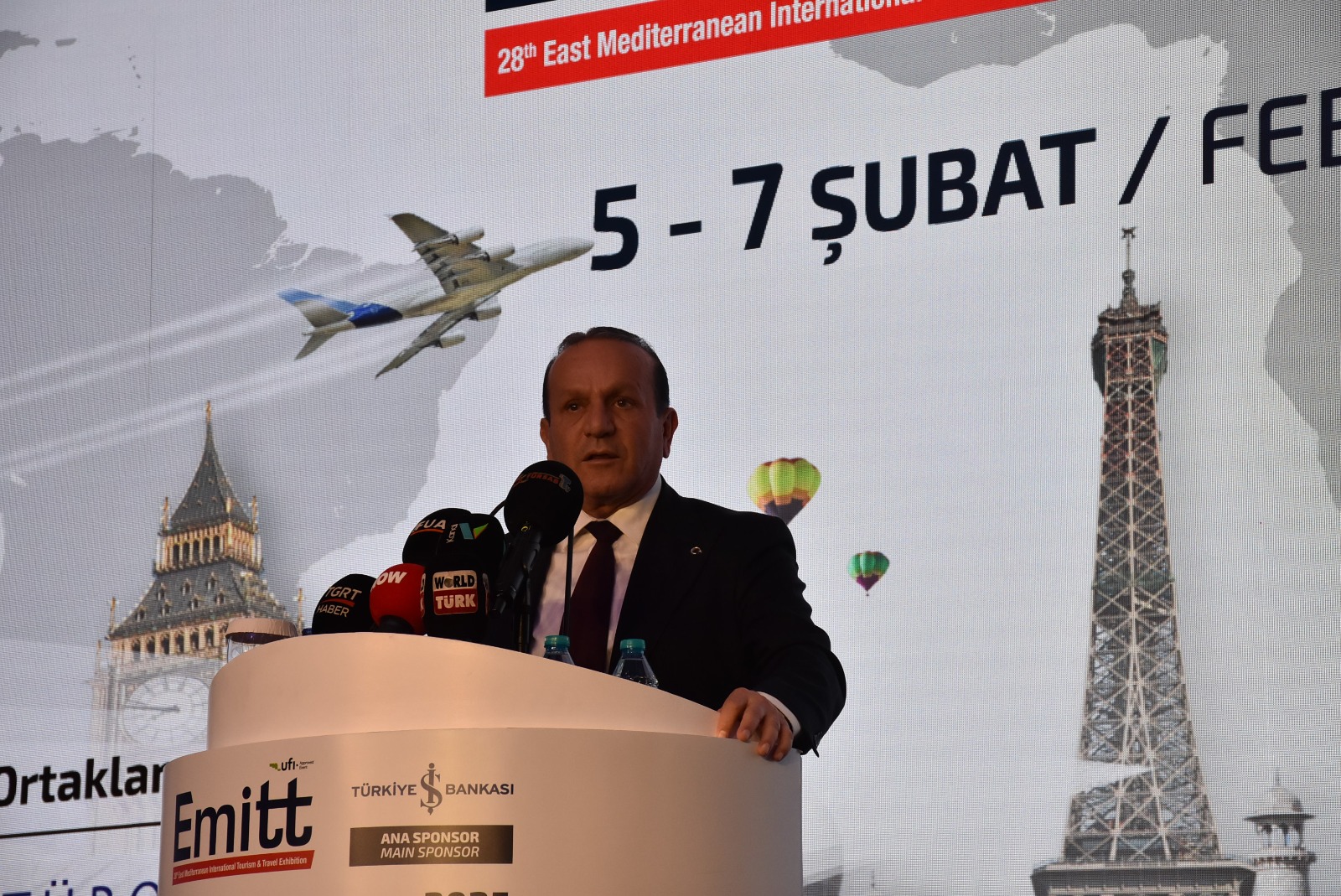 THY Genel Müdürü Bilal Ekşi, 29. EMITT Fuarı'nın açılışında konuştu:
