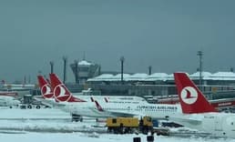 THY olumsuz hava koşulları nedeniyle bazı uçuşlarını iptal etti