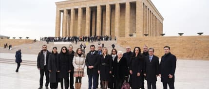 TİKAV heyetinden Anıtkabir'e saygı ziyareti