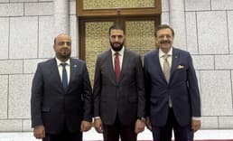 TOBB Başkanı, Suriye Cumhurbaşkanı Şara ile bir araya geldi