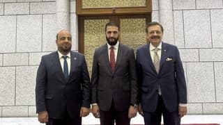 TOBB Başkanı, Suriye Cumhurbaşkanı Şara ile bir araya geldi