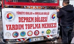 TOBB, deprem için nakdi yardım kampanyası başlattı