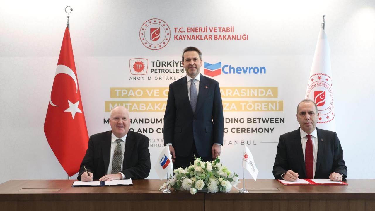 TPAO ile Chevron arasında petrol ve gaz ortaklığı