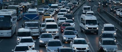 Trafiğe kayıtlı araç sayısı Ağustos'ta 23.11 milyona çıktı