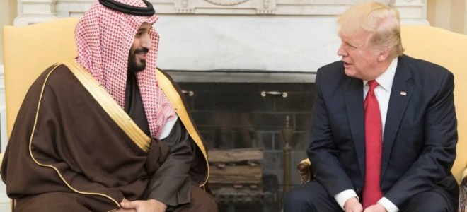 Trump, 1 trilyon dolarlık anlaşma için Suudi Arabistan’da