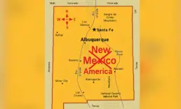 Trump, New Mexico'nun adını değiştirdiği bir harita paylaştı
