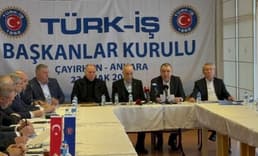 Türk-İş Başkanlar Kurulu "özelleştirme" gündemiyle toplandı