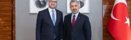 Türk Telekom CEO’su Şahin ve TCMB Başkanı Karahan bir araya geldi
