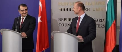 Türkiye ile Bulgaristan arasında doğal gaz satışı için imzalar atıldı