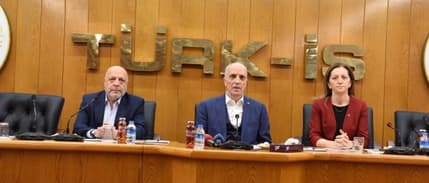 Üç konfederasyon temsilcisi 