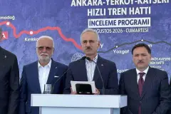 Uraloğlu: Ankara-Kayseri arası 7 saatten 2 saatin altına inecek