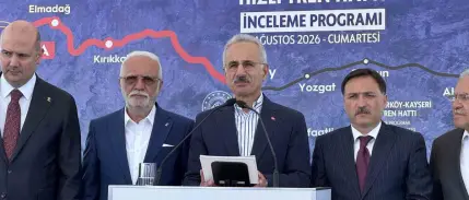 Uraloğlu: Ankara-Kayseri arası 7 saatten 2 saatin altına inecek