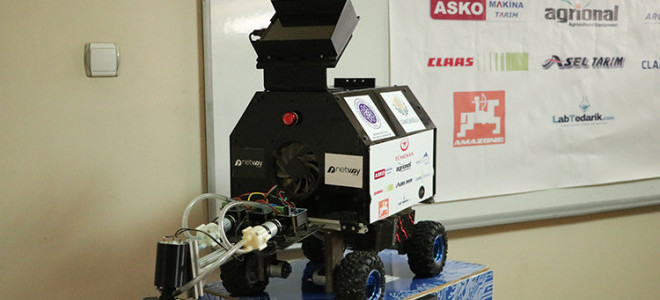 Üzüm bağlarının yeni bekçisi otonom robot ROBOTAGEM oldu
