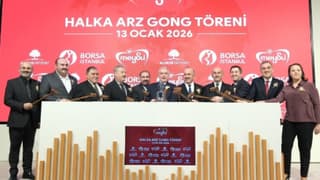 Yarım asırlık Meysu gong töreniyle borsaya giriş yaptı