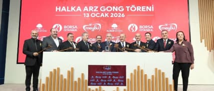 Yarım asırlık Meysu gong töreniyle borsaya giriş yaptı