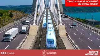 Yavuz Sultan Selim Köprüsü üzerinden geçecek tren hattı için dev imza