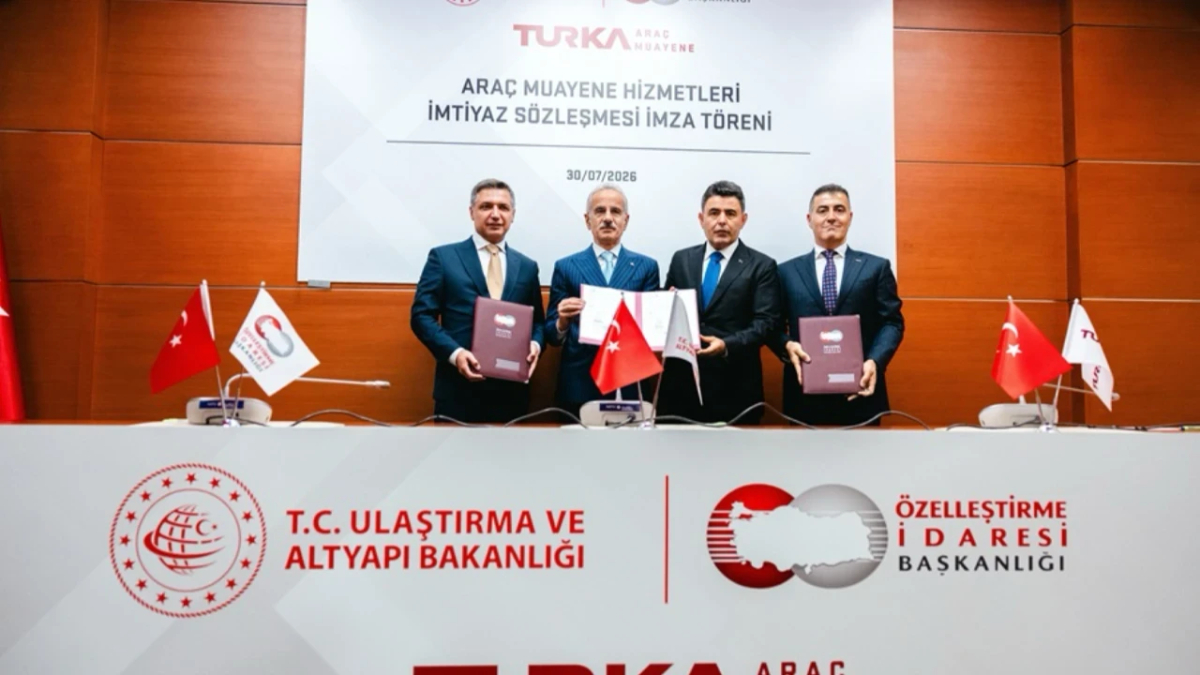 Yeni nesil araç muayene sistemi için imzalar atıldı