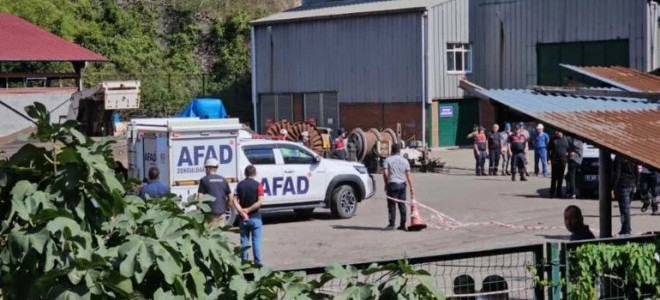 Zonguldak’ta maden ocağında göçük meydana geldi